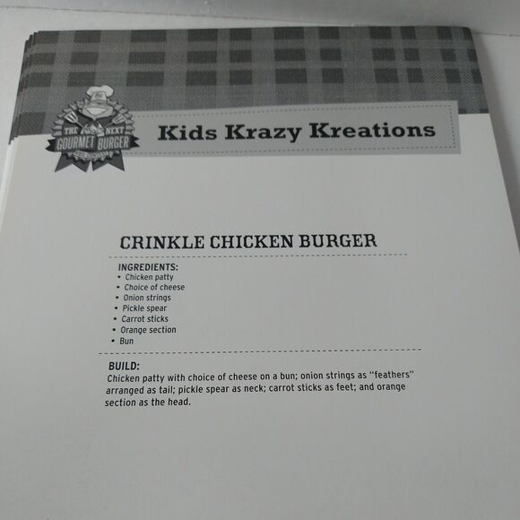 Red Robin's 50 Gourmet Burger Creations From Kids Across Country Cookbook Recipe - Picture 11 of 13